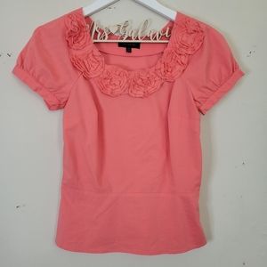 {3/$20} The Limited Coral Floral Blouse